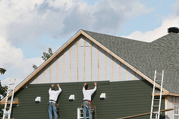 Professional Emergency Siding Repair technician working in Devon, PA